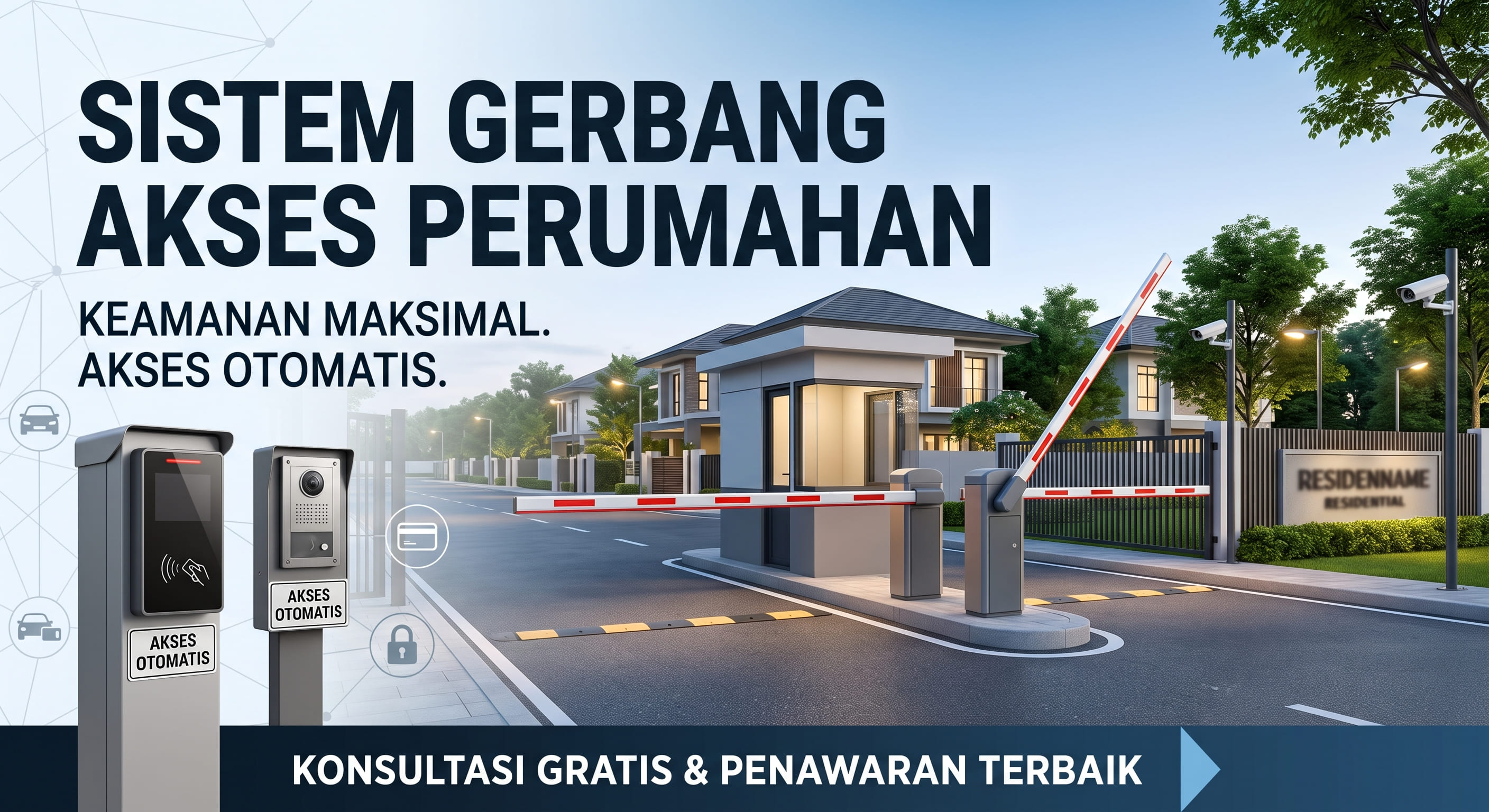 Instalasi Access Gate System (Sistem Gerbang Akses)